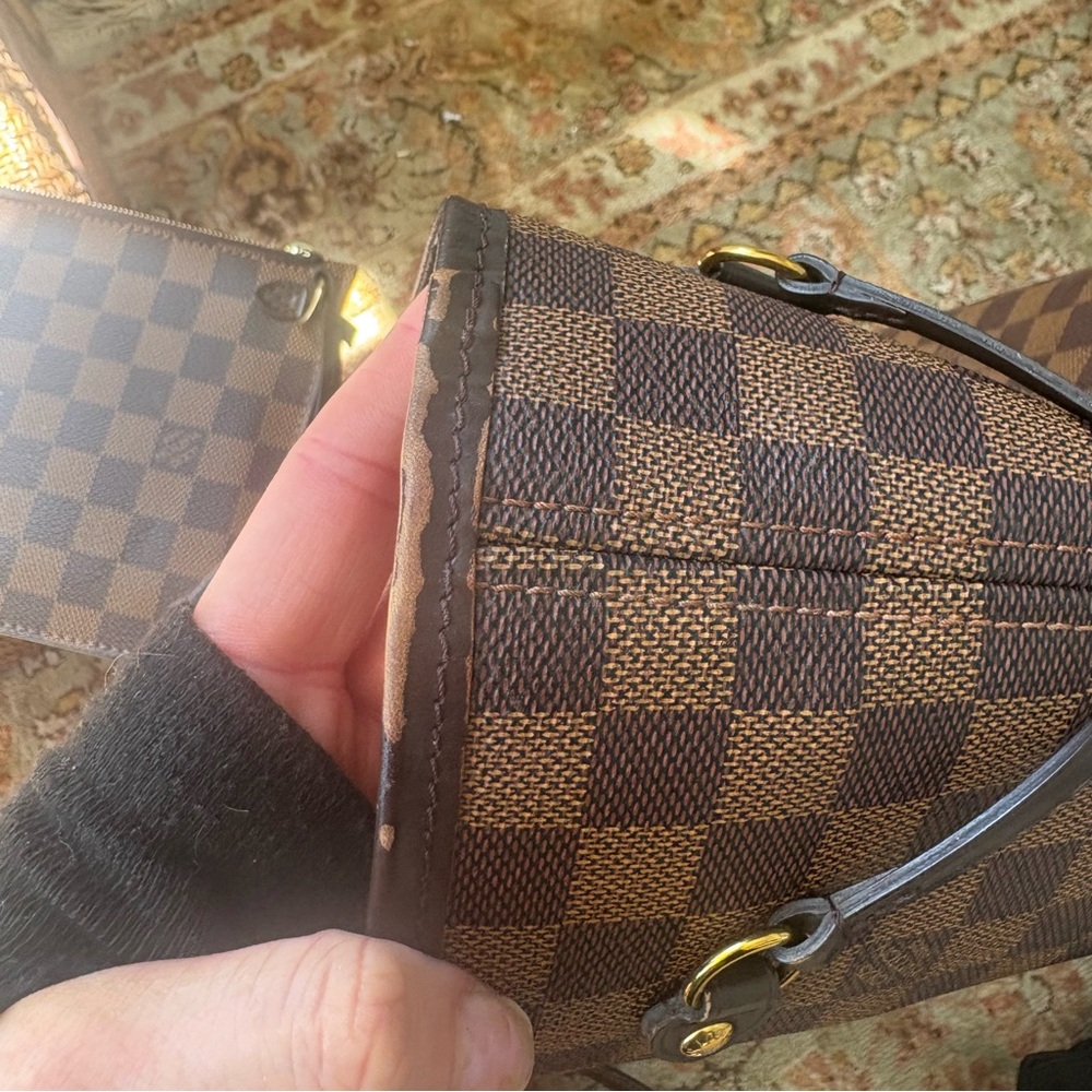 Louis Vuitton Neverfull MM Damier Brown Tote Bag - Picture 13 of 14
